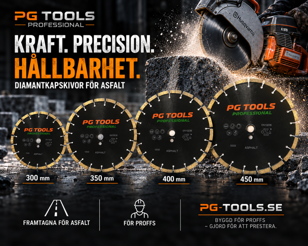 Produktbild diamantkapskivor för asfalt PG TOOLS PROFESSIONAL