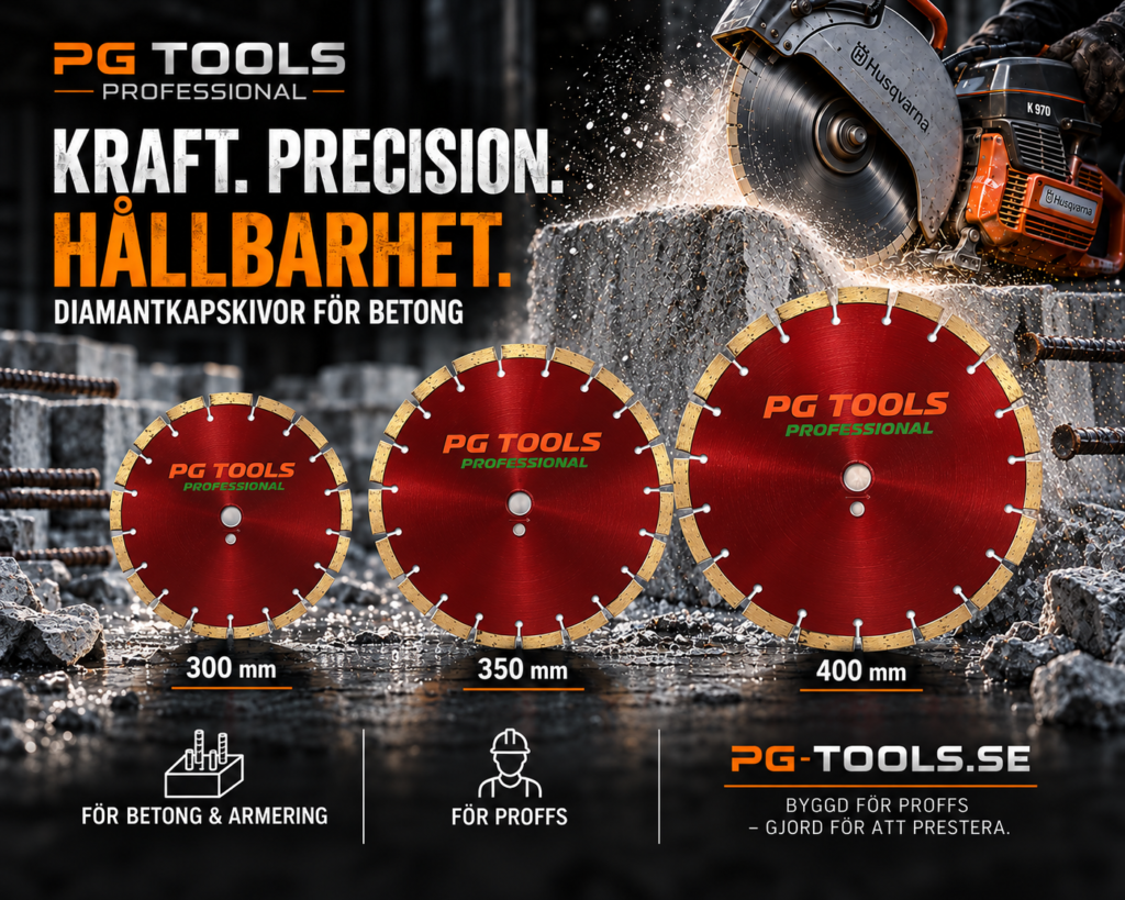 Produktbild diamantkapskivor för betong PG TOOLS PROFESSIONAL
