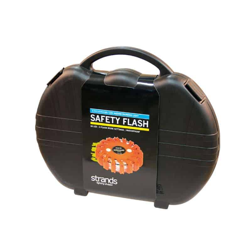 STRANDS VARNING/RIKTAT BLIXTLJUS PUCKEN ORANGE LED 6 st. i väska