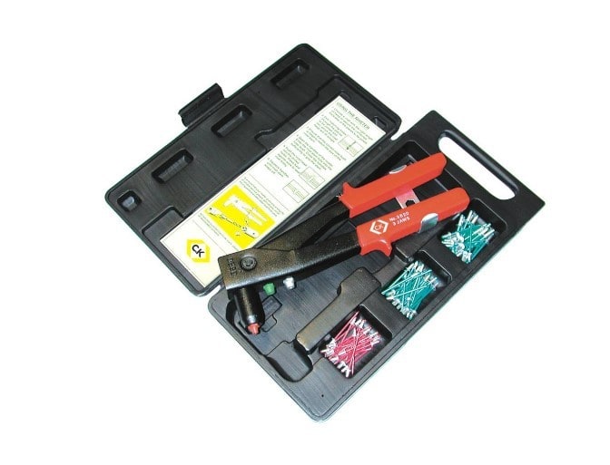 Popnitsats 260mm med nitar & låda