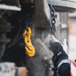 Bärgarkätting, Toppögla - Förkortningskrok Kätting med toppögla och förkortningskrok med säkerhetsspärr, avsedd för lastsäkring och bärgning.