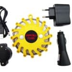 Varningsljus orange laddbar inkl laddare