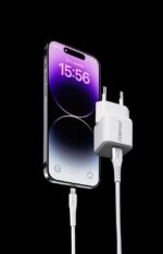 laddare 30W PD/QC USB-C GaN m. kabel 1,5m - Bild 2