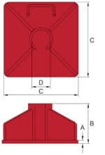 CYLINDERFOT 10 TON - Bild 2