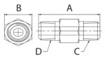 ADAPTER 1/4"NPT UTV-3/8"NPT UT - Bild 2