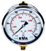 MANOMETER 0-1000 BAR 100MM NER