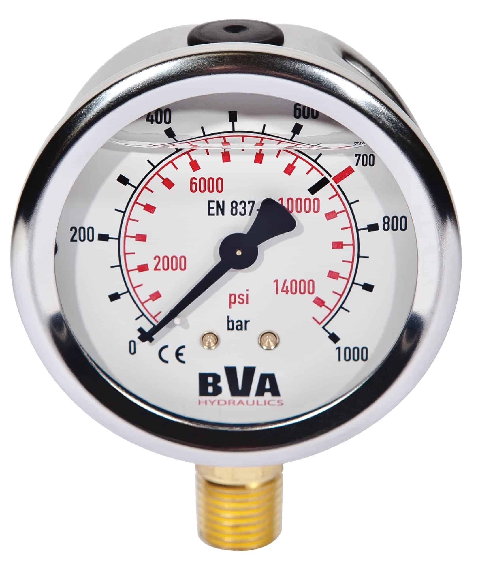 10GBW1460-1 MANOMETER 63 MM RD 0-1000 BAR - Bild 1