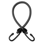 Gummistropp | krok-krok | Längd 1,0mtr | 2-pack | Färg: Svar