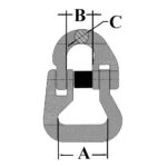 Rundslingskoppling 20mm | Klass 8 | 12,5ton | Färg: Gul | SF - Bild 2