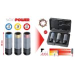 Hjulmutterhylsor Slimpower 17-19-21