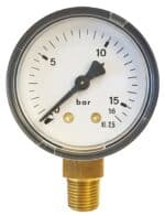 MANOMETER 1/8" 16 BAR 40MM NER