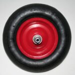 Hjul skottkärra kompl med fälg och axel