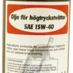 OLJA FÖR HÖGTRYCKSTVÄTTAR 1L