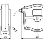 SLANGVINDA LUFT 20BAR 1/2" 15M