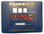 DEKAL MÄTARE CUBE 55 GELINS