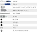 HYLSNYCKEL SET 1/4" 44 DELAR - Bild 2