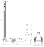 DOMKRAFT LUFTHYDRAULISK S603JL - Bild 2