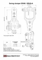 Länk bromsad Palfinger 30mm axel - Bild 2