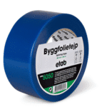 Byggfolietejp 50mmx50m Blå
