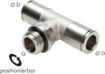 PA KOPPLING-T 8MM-G1/4" UTV