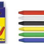 Fetkrita för hållare 120mm Röd