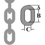 Kätting 8mm | Klass 8 | WLL: 2,00ton | SF: 4:1 | Svart | EN - Bild 2