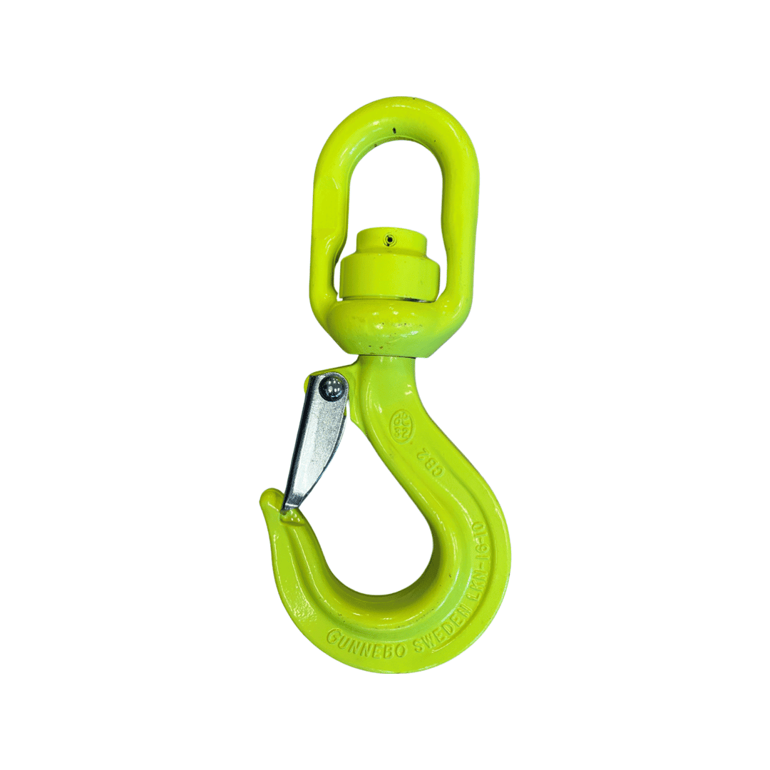 Svivlande lyftkrok som är certifierade för lyft