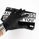 Nitrilhandske 100st svarta M 7/8