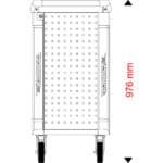 Verktygsvagn 215 delar, sju lådor - Bild 5