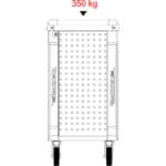 Verktygsvagn 215 delar, sju lådor - Bild 3