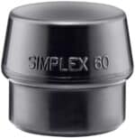 Simplex60 gummi Svart