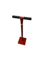 Jordstamp Röd, 20x20, höjd 75cm