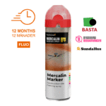 Mercalin Marker fluor Röd, 500 ml