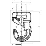 Rundslingskrok med spärr | Klass 10 | 2ton | Grön - Bild 2