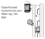T-SKRUV FÖR VÄGGSKENA C4 - Bild 7