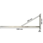 KONSOL MED STRÄVA L=1000MM - Bild 7