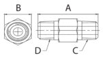 ADAPTER 1/4"NPT UTV-3/8"NPT UT - Bild 6