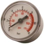 MANOMETER 1/4" 12 BAR 50MM BAK - Bild 3