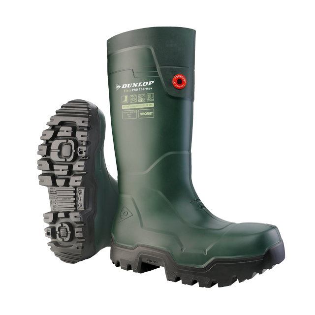 LP8KL01_stövel dunlop PieldPRO Thermo+ Heritage Green_1 Stövel dunlop fieldpro thermo plus Grön. Sneaker fit