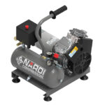 Oljefri kolvkompressor 800W 200l/min 8bar 7l/tank 12V