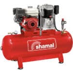 Kolvkompressor 11hk 756l/min 10bar 270l/tank Honda GX340