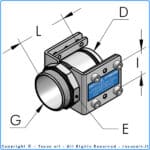 HBS80 Ansl. utv g3"BSP