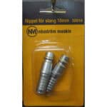 Nippel för slang 10mm  2st/förp.