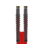 Högtrycksslang 6m röd 1/4" Inv. gänga