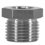 Bussning 1/4" F -1/2" M 500bar Rostfri