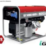 Elverk GE 5000 HBM-L 4,9 kVA 230V Honda