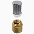 Bottenventil med filter 3/4"